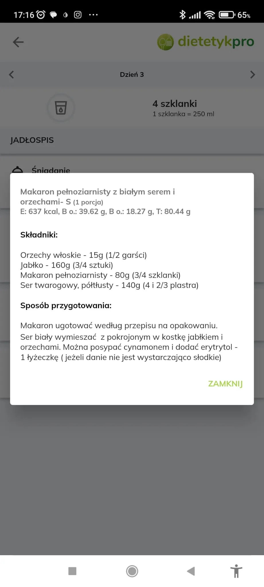 Przykładowy przepis